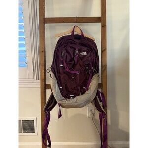 The North Face Angstrom 28 Backpack Purple Gray Backpack Hiking Camping